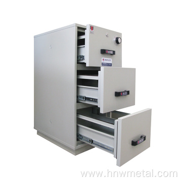 3 drawers CS SGS standards fire-proof filing cabinets